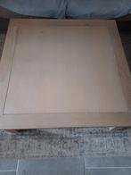 Salontafel in eik, weathered look, vierkant 110 x 110cm, Huis en Inrichting, Tafels | Salontafels, Ophalen, Vierkant