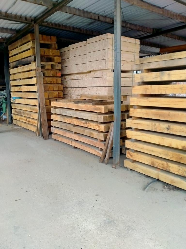 Boompjes hout,eiken, larix en douglas, Bricolage & Construction, Bois & Planches, Enlèvement, Chêne