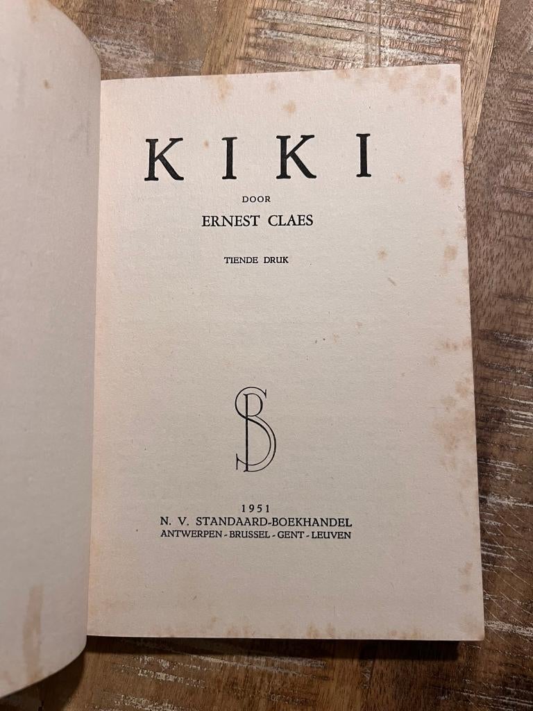 Kiki door Ernest Claes, Enlèvement ou Envoi, Belgique, Utilisé, Ernest Claes