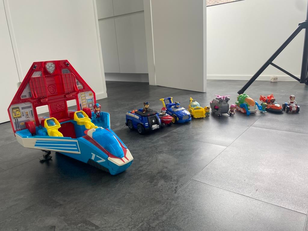 Paw patrol set, Kinderen en Baby's, Speelgoed |Speelgoedvoertuigen, Gebruikt, Ophalen