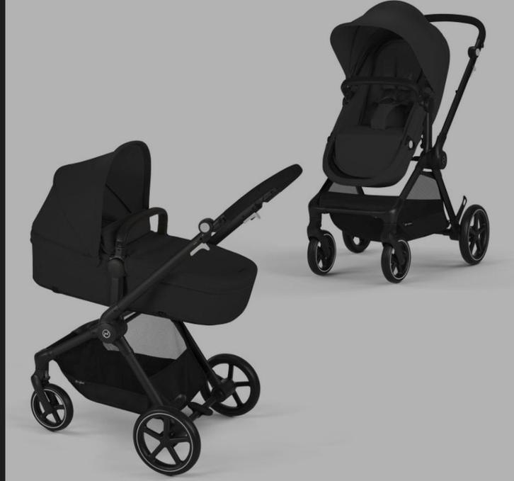 2 in 1 (Buggy) Kinderwagen Cybex Eos Basic Moon Black, Kinderen en Baby's, Kinderwagens en Combinaties, Zo goed als nieuw, Kinderwagen
