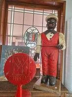 Oud houten afrikaans beeld 1m hg  €95, Antiek en Kunst, Ophalen