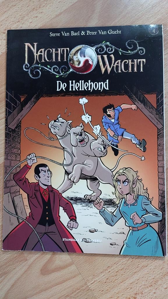 Nachtwacht  4 - De hellehond, Boeken, Stripverhalen, Ophalen, Zo goed als nieuw, Peter Van Gucht; Steve Van Bael