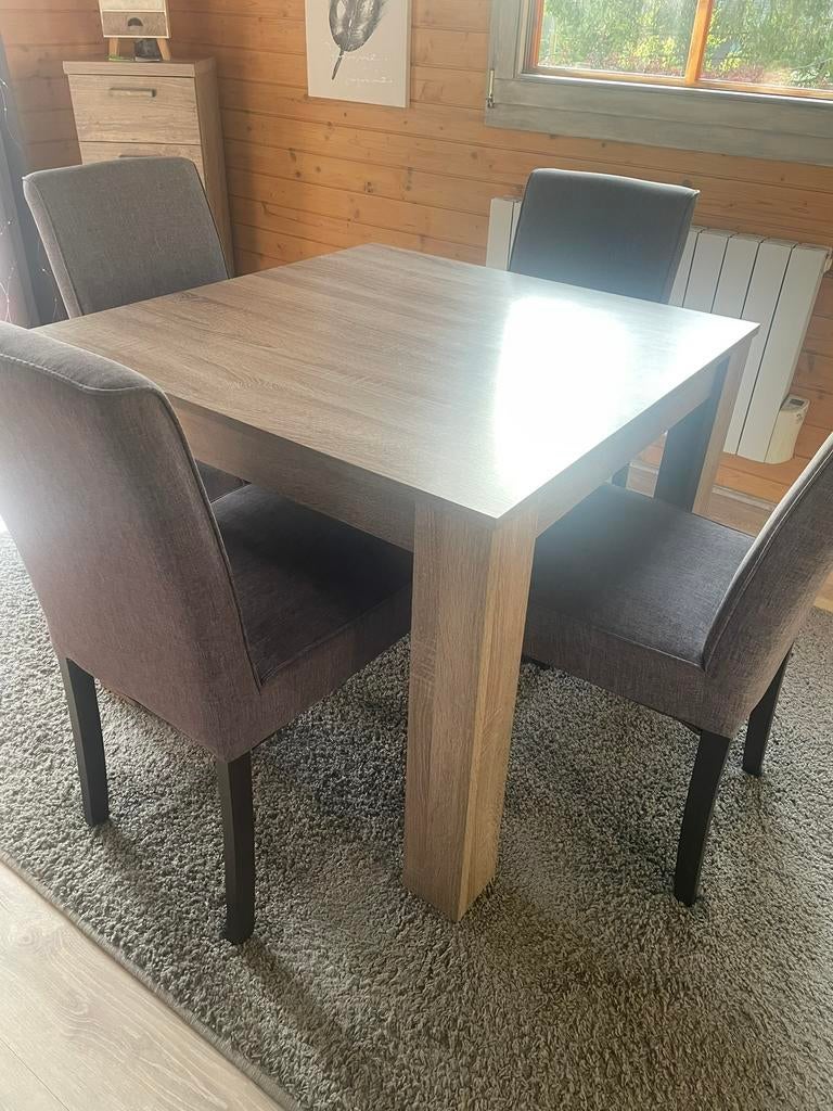 Table et chaises, Maison & Meubles, Enlèvement, Comme neuf