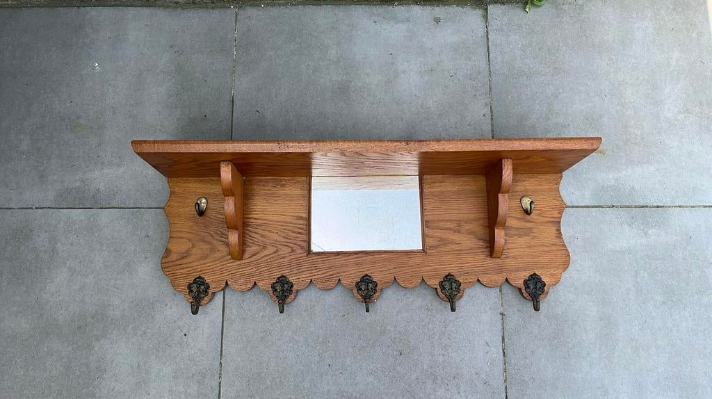 Beau porte-manteau en bois, Maison & Meubles, Moins de 100 cm, Portemanteau mural, Enlèvement, Utilisé