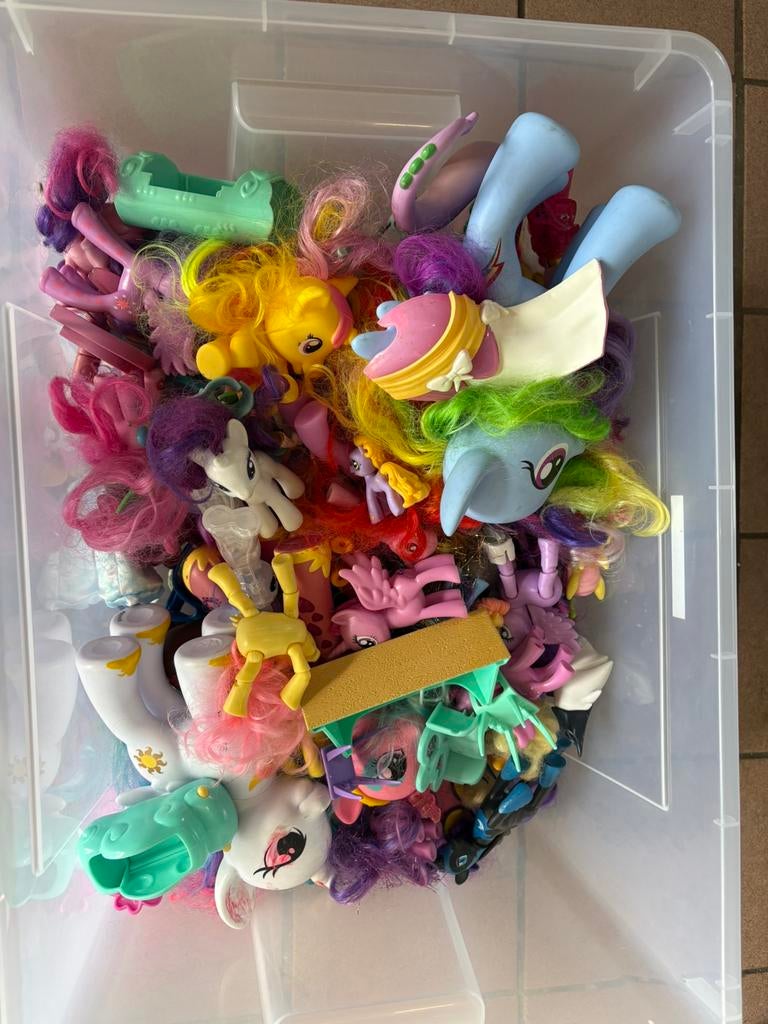 Volledige doos My little pony, Ophalen, Zo goed als nieuw