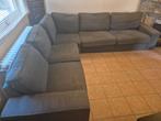 A SAISIR - Divan en L + méridienne, Enlèvement, Utilisé, Banc d'angle, Tissus