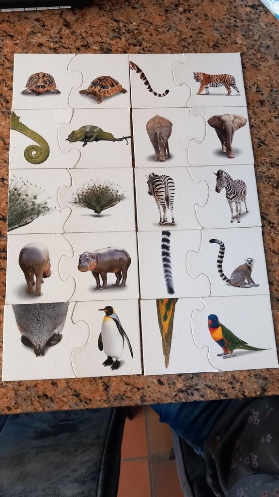 Leuke dierenpuzzel, Ophalen