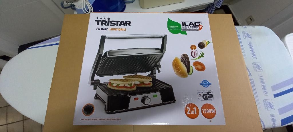 multigrill, Electroménager, Plaques de gril, Enlèvement, Lave-vaisselle, Neuf, Gril de table