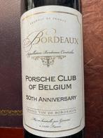Fles Bordeaux wijn 50 jaar Porsche club, Collections, Marques automobiles, Motos & Formules 1, Enlèvement ou Envoi, Comme neuf