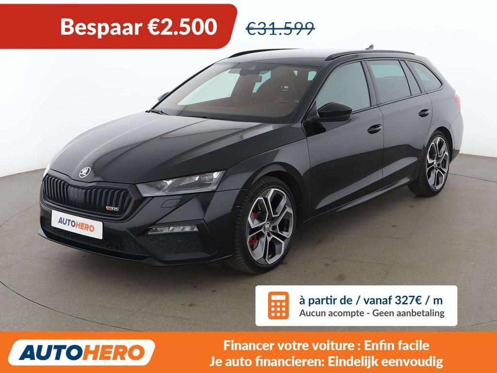 Skoda Octavia 2.0 TSI RS (bj 2023, automaat), Auto's, 245 pk, Gebruikt, 1984 cc, Alcantara