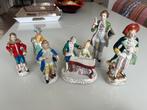 Prachtige gemengde set van 7 porseleinen figurines, Verzamelen, Ophalen, Zo goed als nieuw, Mens