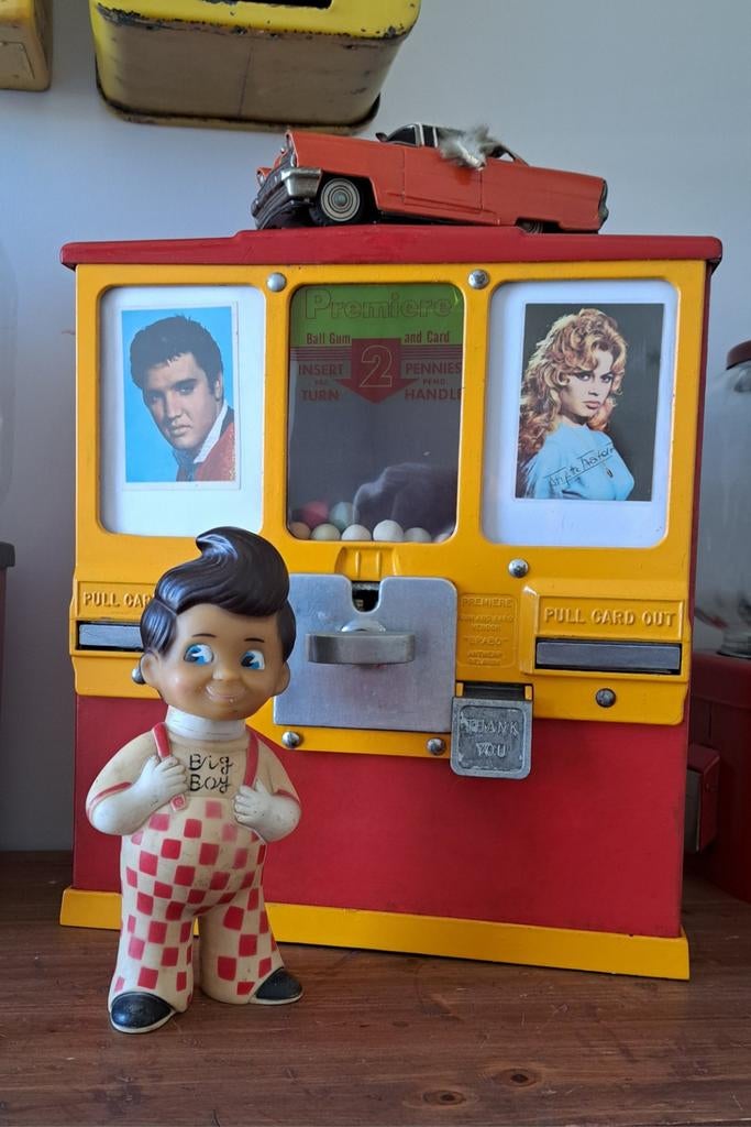 Rare plateau à chewing-gum Belgian Premiere Card & Gum Vendo, Enlèvement ou Envoi