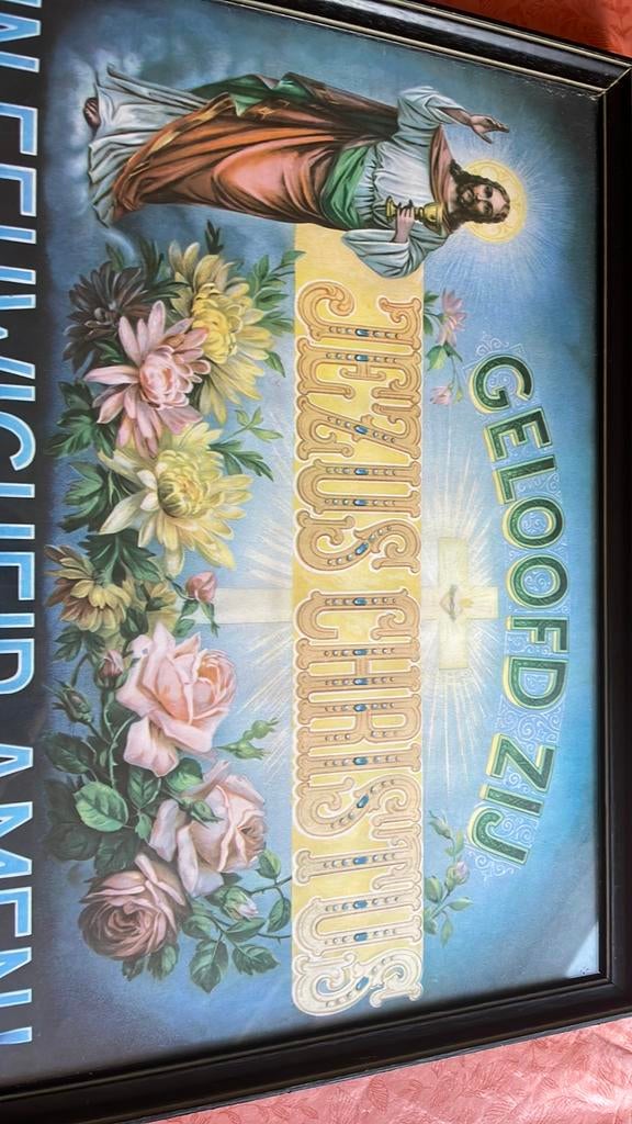 Kader met oude prent, Enlèvement, Comme neuf