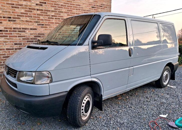 Vw t4 transporter 2.5 tdi 2e hands!, Auto's, Volkswagen, Particulier, Transporter, Airconditioning, Diesel, Euro 3, Blauw, Blauw
