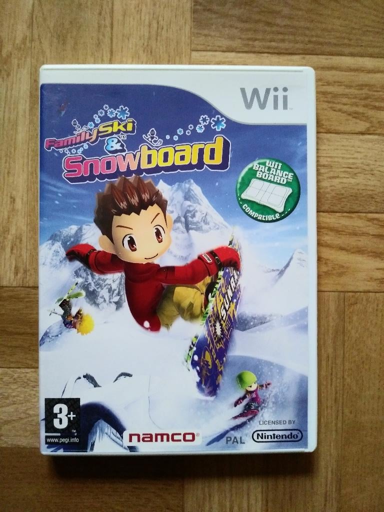 Ski et snowboard familiaux pour Wii ou Wii U, Enlèvement ou Envoi, À partir de 3 ans, 3 joueurs ou plus, Sport