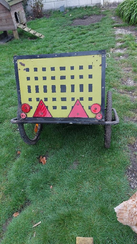 Karretje om achter je fiets te hangen, Ophalen, Gebruikt