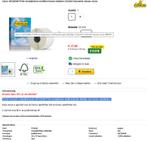 3 x 123inkt compatibel Dymo label 57x32 /11354 verwijderbaar, Dymo, Nieuw, Ophalen of Verzenden, Azerty