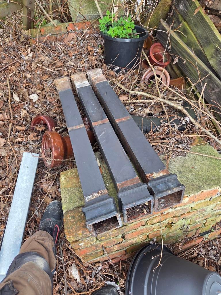 Voetbuis 80 x 80, Doe-het-zelf en Bouw, Metalen, Ophalen