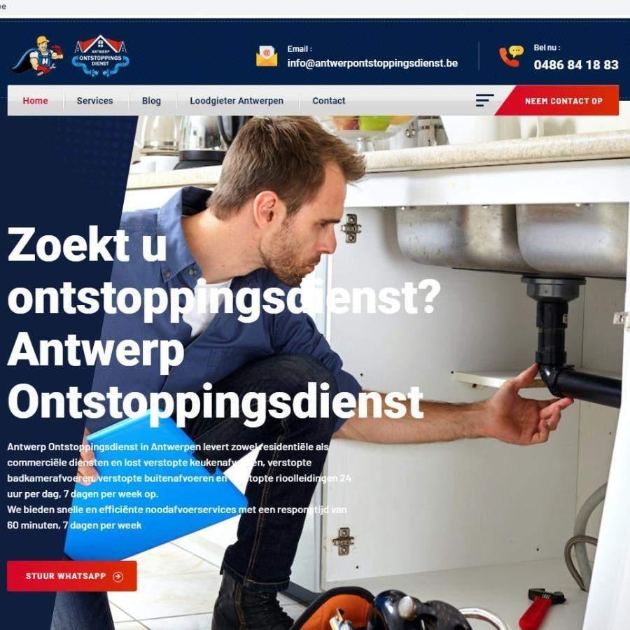 Ontstoppingsdienst - Loodgieter 0486841883, Verzenden