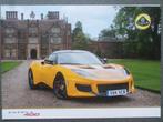 Lotus Evora 400 Brochure - FRANS, Ophalen of Verzenden