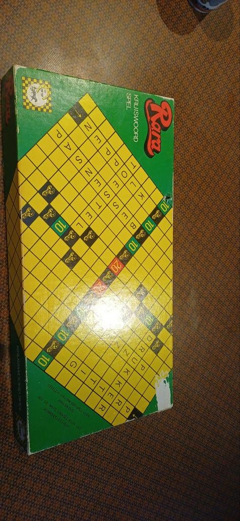 Rara kruiswoordspel, Trois ou quatre joueurs, Enlèvement, Utilisé, Rara