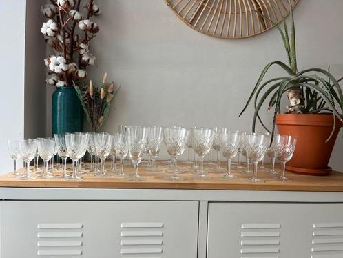 Vintage glaasjes wijn, porto, champagne, …, Antiek en Kunst, Antiek | Servies los, Ophalen