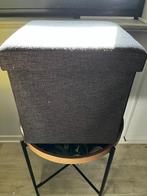 Opvouwbare poef met bergruimte, bedtafeltje, laptopkussen, Ophalen of Verzenden, Zo goed als nieuw