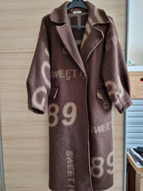 Unieke warme winterjas - enig model, Kleding | Dames, Jassen | Winter, Nieuw, Maat 38/40 (M), Bruin, Ophalen of Verzenden