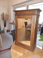 Spiegelkast eik, Antiek en Kunst, Ophalen