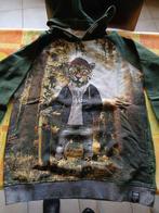 Hoodie met tekening, Enlèvement