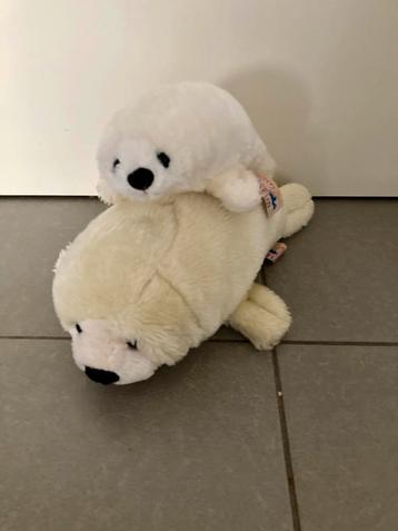 2 zeehonden knuffeltjes beschikbaar voor biedingen