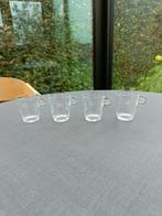 Nespresso.  Espressotassen in glas. Aantal: 4., Verzenden, Zo goed als nieuw, Glas, Overige typen