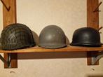 Lotje van 3 helmen, Verzamelen, Ophalen of Verzenden, Landmacht, Helm of Baret