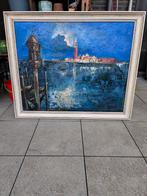 Peinture à l'huile impressionnante de Venise — Louis Moeyers, Enlèvement