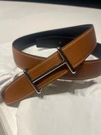 Ceinture Hermès 80 cm Noir & doré, Neuf, Cuir véritable, Autres couleurs, Enlèvement