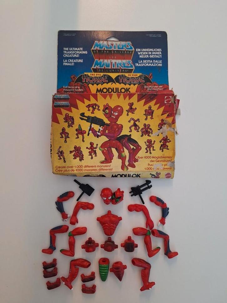 masters of the universe modulok vintage, Kinderen en Baby's, Speelgoed | Actiefiguren, Gebruikt, Ophalen of Verzenden