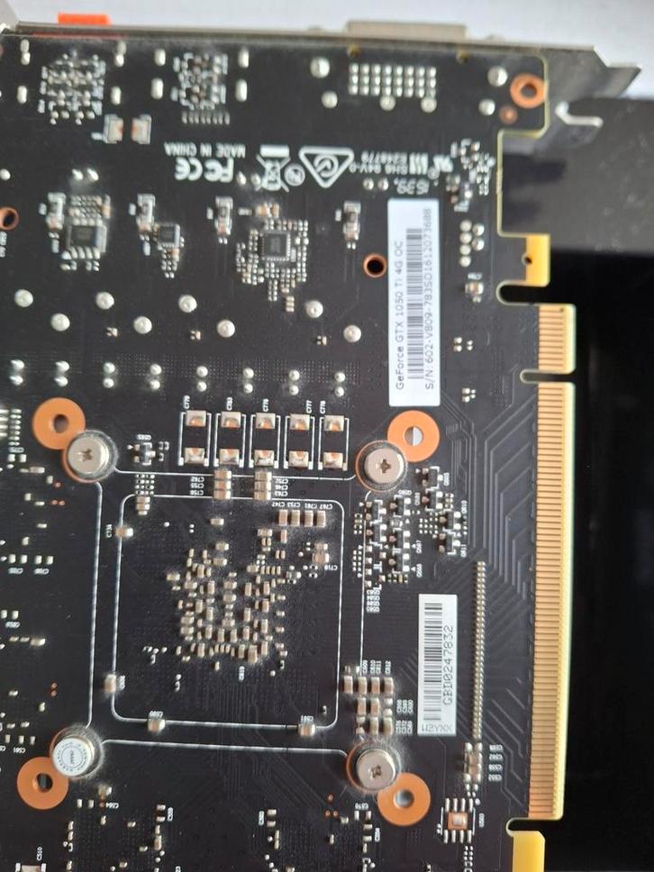 Graphise Kaart MSI  GeForce GTX 1050 Ti 4G OC, Computers en Software, Harde schijven, Ophalen