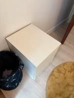 Malm nachtkastje wit, Huis en Inrichting, Ophalen, Gebruikt