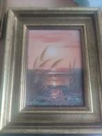 een vintage impressionistisch olieverfschilderij, Ophalen