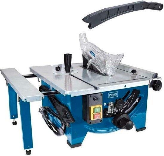 Scheppach HS80 tafelzaag nieuw (Zemst), Doe-het-zelf en Bouw, Gereedschap | Zaagmachines, Nieuw, Cirkelzaag, 1200 watt of meer