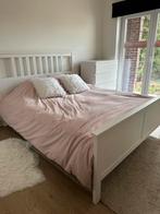 Tweepersoonsbed IKEA met matras, Huis en Inrichting, Slaapkamer | Matrassen en Bedbodems, 160 cm, Gebruikt, Ophalen of Verzenden