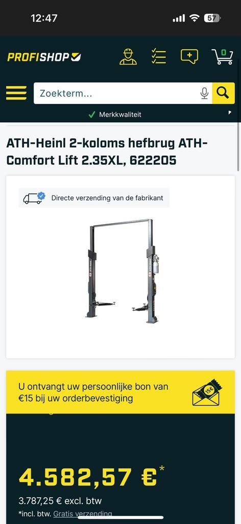 ATH-Heinl 2-koloms hefbrug / Pont levant, Auto diversen, Autogereedschap, Ophalen