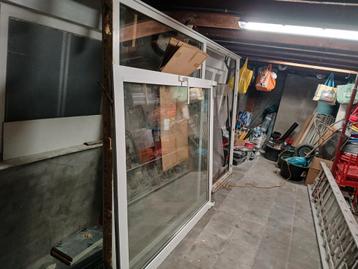 Schuifraam 340x210cm dubbelglas  beschikbaar voor biedingen