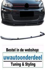 Spoiler Voorspoiler glans Zwart Geschikt Voor Vw Golf 6 GTI, Verzenden