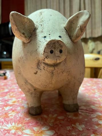 Zwijntje in Terracotta - 31 cm beschikbaar voor biedingen
