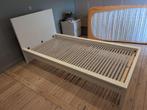 Malm 1 persoonsbed inclusief lattenbodem, Huis en Inrichting, Ophalen, Gebruikt, 90 cm, Wit