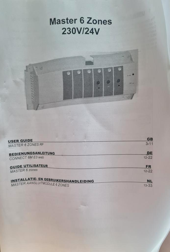 RADSON masterunit met 6 zones, Doe-het-zelf en Bouw, Verwarming en Radiatoren, Nieuw, Overige typen, Ophalen of Verzenden