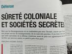 Sociétés secrètes indigènes 2 revues Congo Belge livre, Verzenden, Gelezen, COLLECTIF