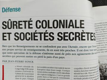 Sociétés secrètes indigènes 2 revues Congo Belge livre beschikbaar voor biedingen